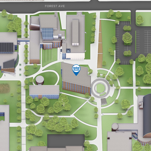 Map of Collier-Scripps Hall