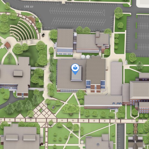 Map of Velma K. Waters Library
