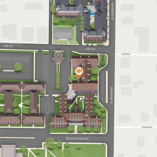 Map of Student Health Services