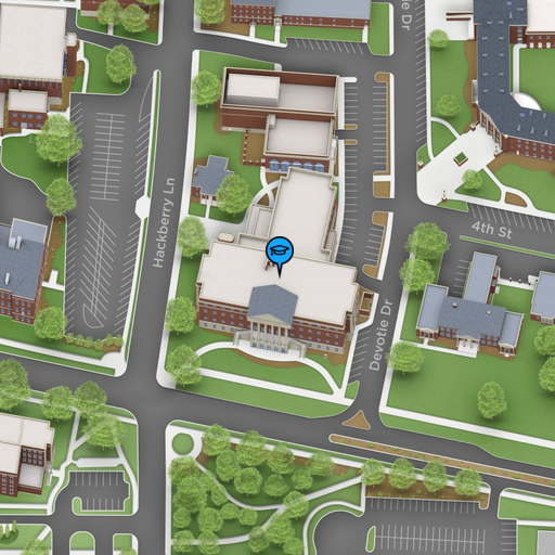 Map of Russell Hall