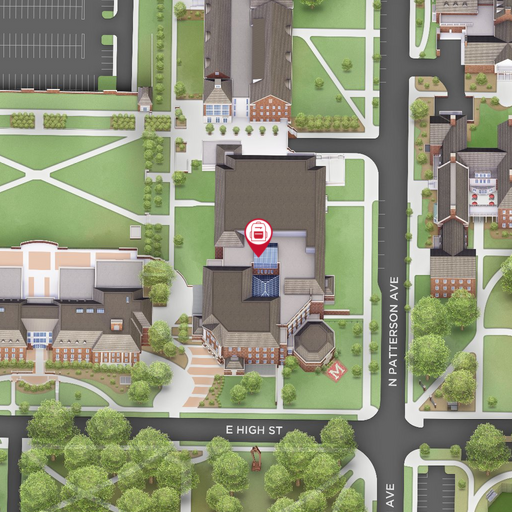 Map of Pearson Hall