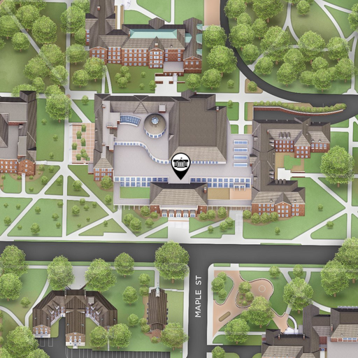 Map of Armstrong Student Center