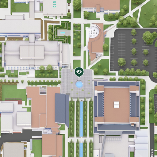 Map of Margaret McDermott Trellis Plaza