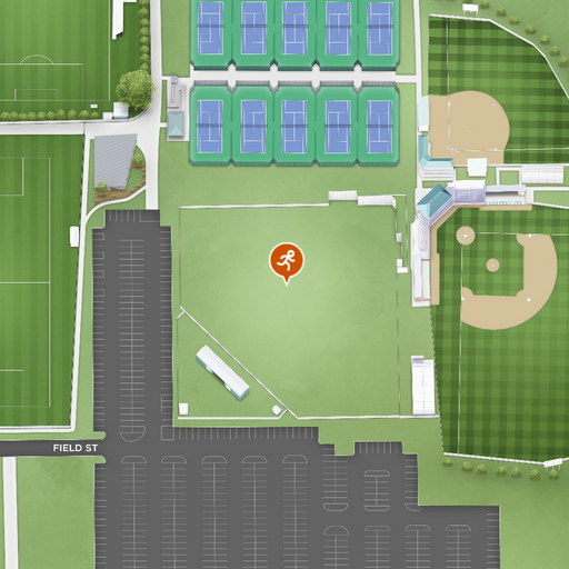Map of UTD Baseball Field