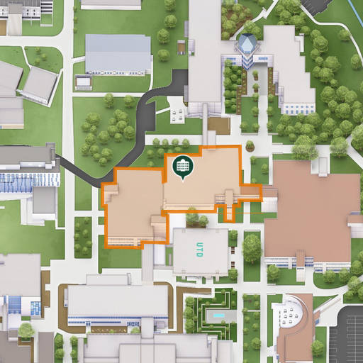 Map of Erik Jonsson Academic Center (JO)