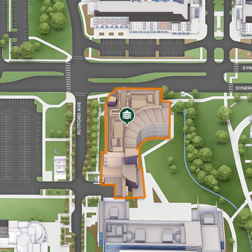 Map of Natural Science and Engineering Research Lab (RL)