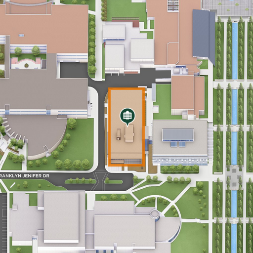 Map of Student Services Building Addition (SSA)