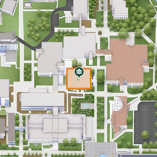 Map of University Theatre (TH)