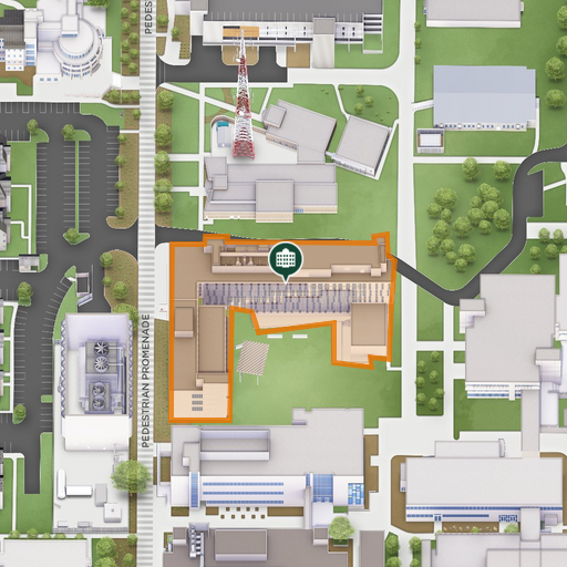 Map of Sciences Building (SCI)