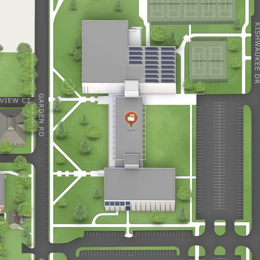 Map of Anderson Hall