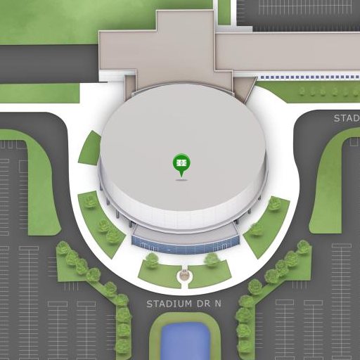 Map of Convocation Center