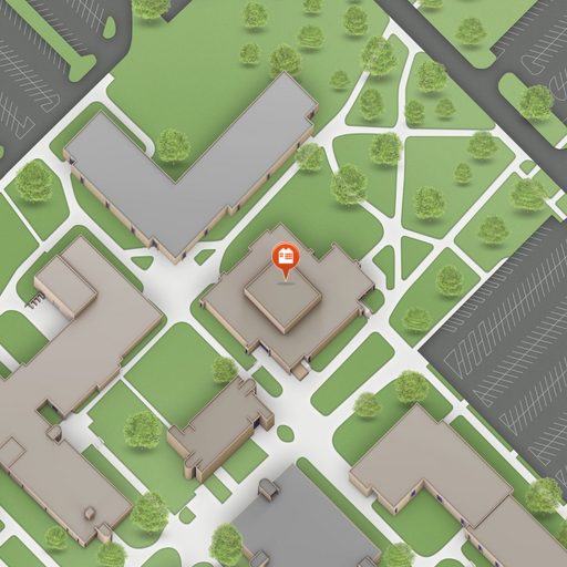 Map of NACB Northeast Academic Building