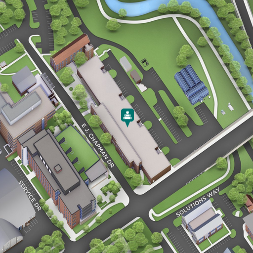 Map of Biosystems Engineering and Environmental Science Laboratory