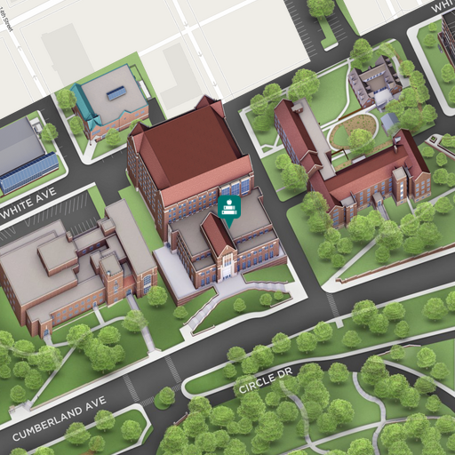 Map of Ken and Blaire Mossman Building