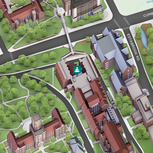 Map of Buehler Hall