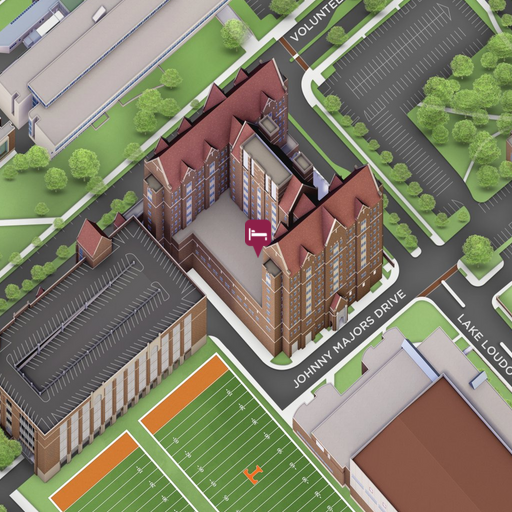 Map of Stokely Hall