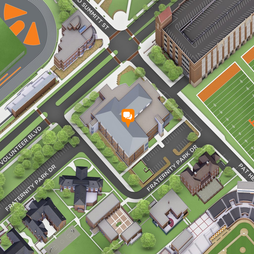 Map of Student Health Center