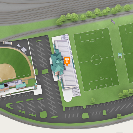 Map of Regal Soccer Stadium