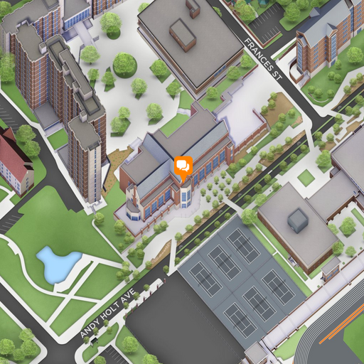Map of Rocky Top Dining Hall