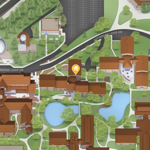 Map of Andrews Hall