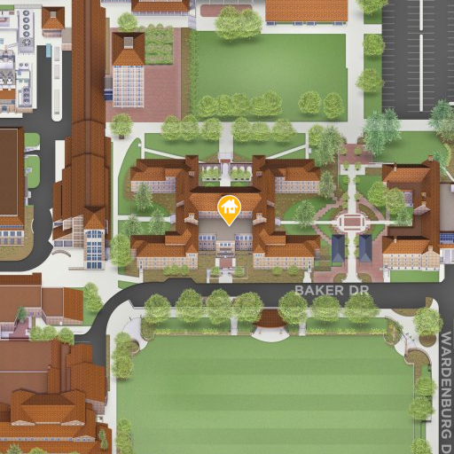 Map of Baker Hall