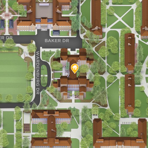 Map of Farrand Hall