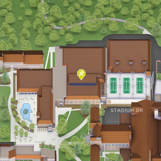 Map of Student Recreation Center