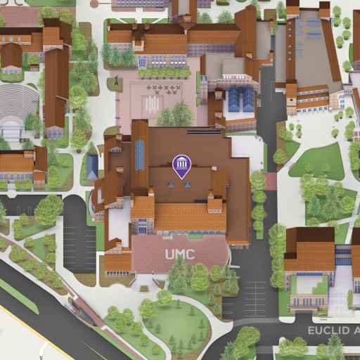 Map of University Memorial Center (UMC)