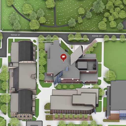Map of Olscamp Hall