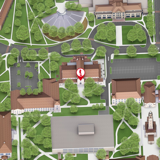 Map of Foster Hall