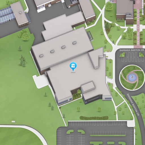Map of Building M, Foglia Foundation Health and Recreation Center